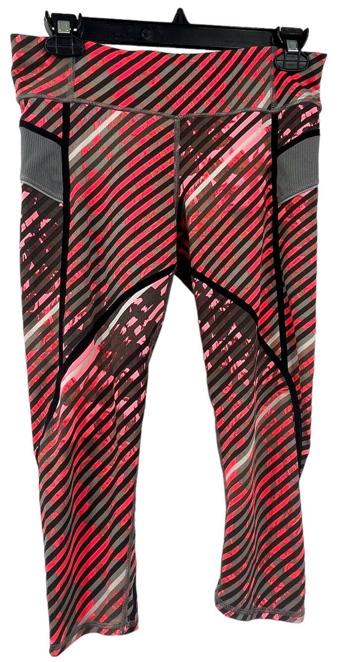 Athleta Radical Stride Capri Yoga Legging Womens Small Zip Pocket